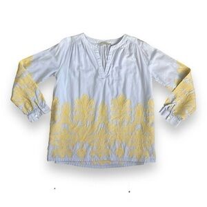 Loft Outlet size XL peasant top with embroidery
